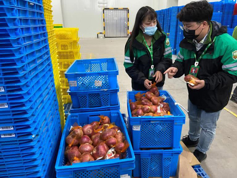 社区生鲜使用塑料周转筐